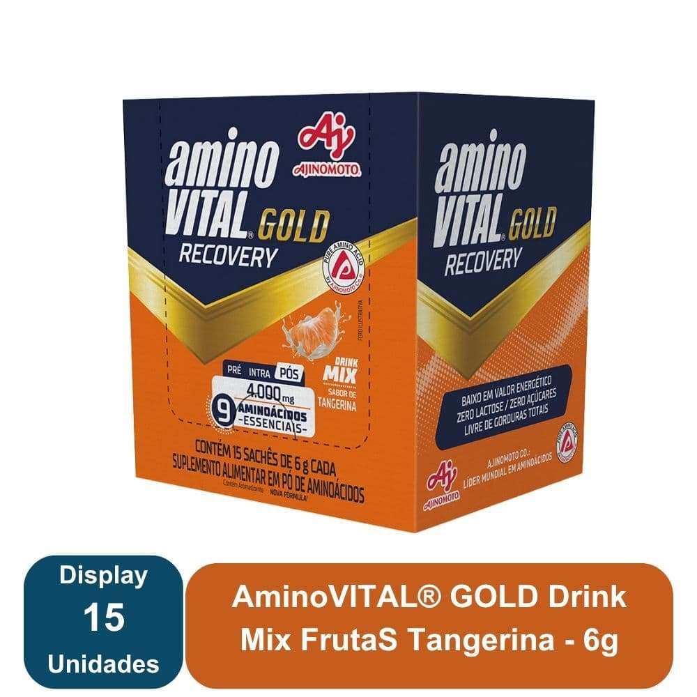 aminoVITAL® GOLD Drink Mix Tangerina - Ajinomoto - Image 1