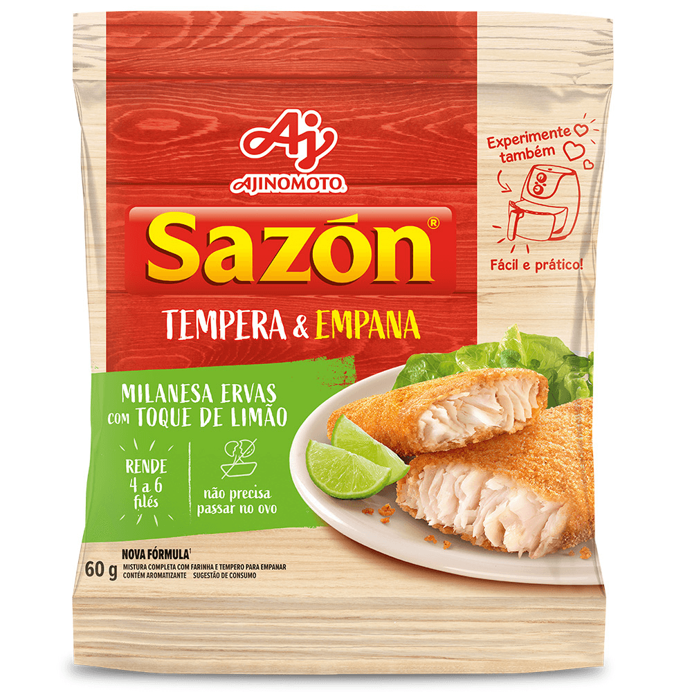 Sazón® Tempera E Empana Milanesa Sabor Ervas Com Toque De Limão 60G - Image 1