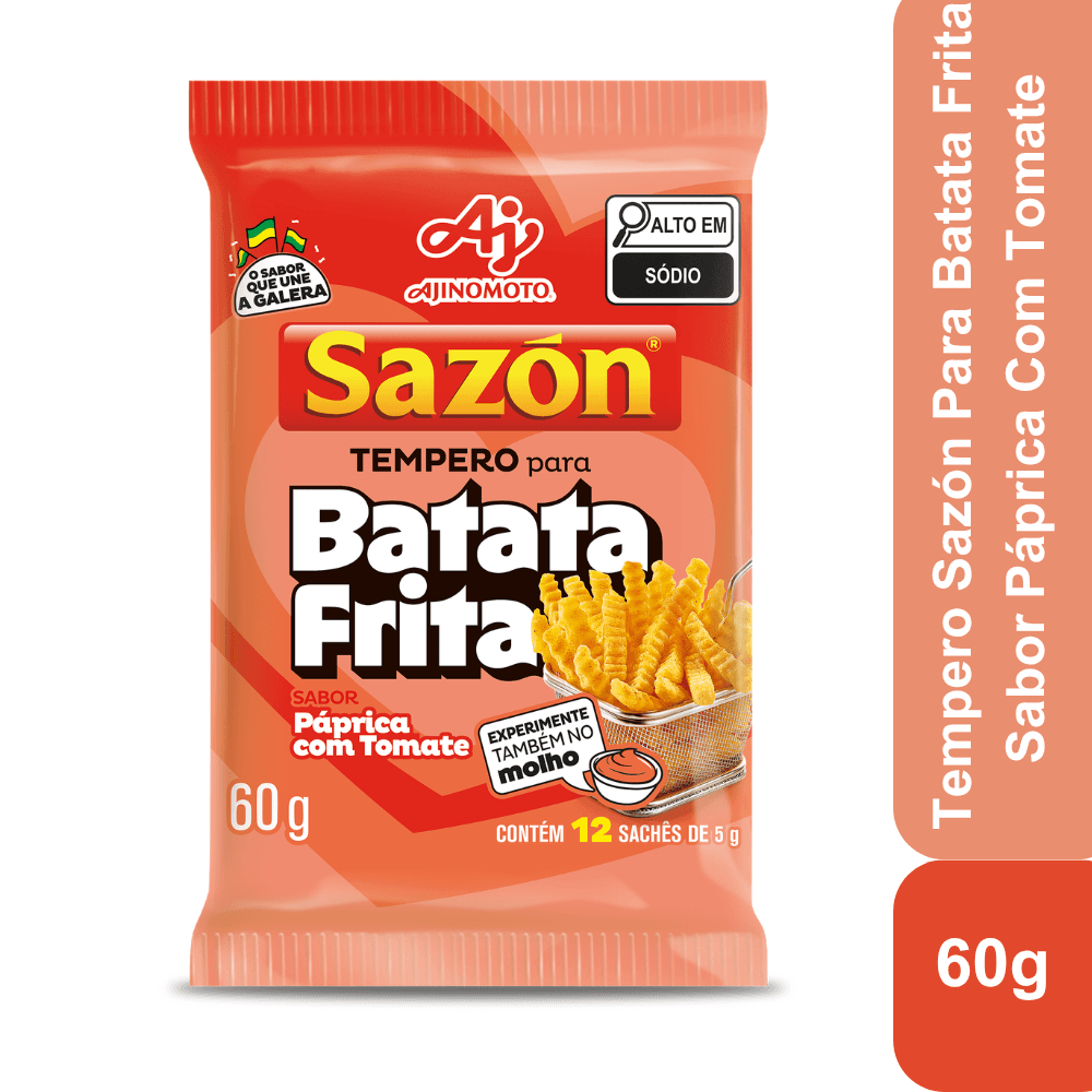 Tempero Sazón® Para Batata Frita Páprica Com Tomate - Image 1